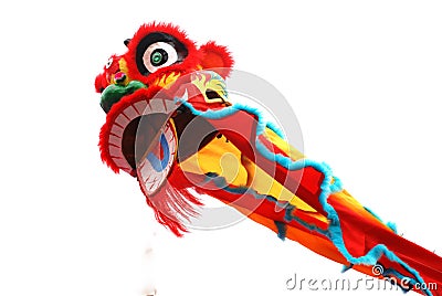 Lion dance Stock Photo