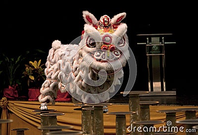 Lion dance competition Editorial Stock Photo