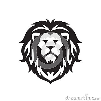 Lion Head Logo Vector Illustration Design Vector Illustration