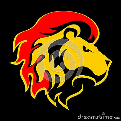 Lion head Vector Illustration