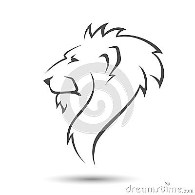 Lion head Stock Photo