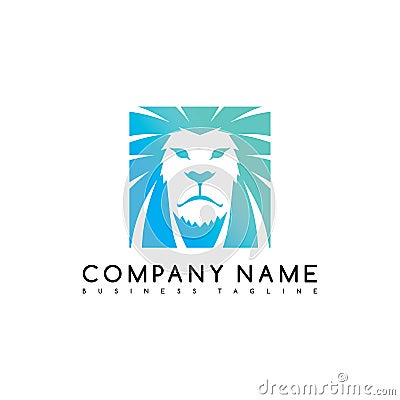 lion king brand template logo logotype art Vector Illustration