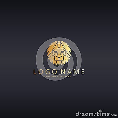 Lion logo Vector Illustration