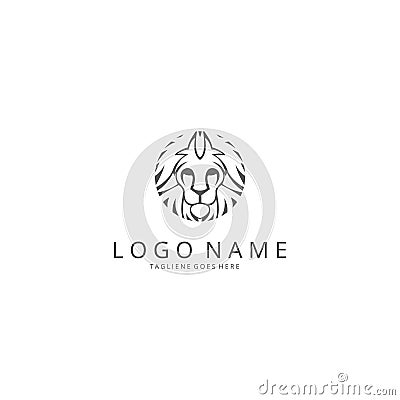 Lion logo Vector Illustration