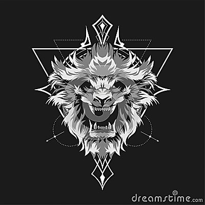 The Lion Vector Illustration