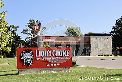 Lion`s Choice Famous Roast Beef Sandwiches Editorial Stock Photo