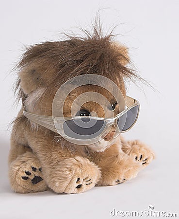 Lion sitting Stock Photo