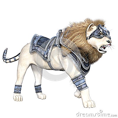 Lion soldier Stock Photo