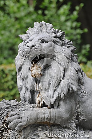 Lion Statue Stock Photo