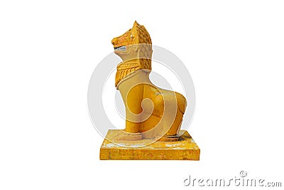 Lion statue Stock Photo