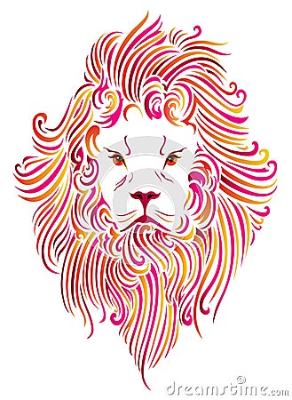 Lion Cartoon Illustration