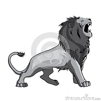 Lion tattoos and designs. Vector illustration Vector Illustration