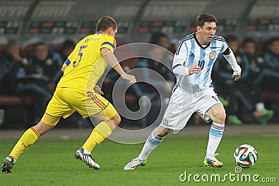 Lionel Messi in action Editorial Stock Photo