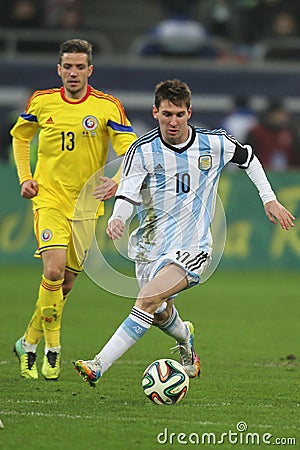 Lionel Messi in action Editorial Stock Photo