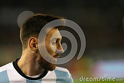 Lionel Messi portrait 2017 Editorial Stock Photo