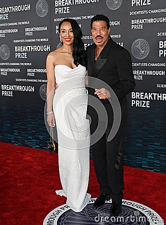 Lionel Richie and Lisa Parigi Editorial Stock Photo