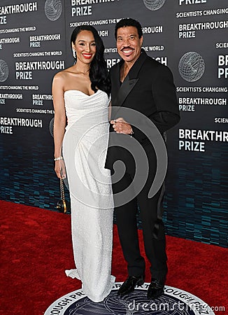 Lionel Richie and Lisa Parigi Editorial Stock Photo