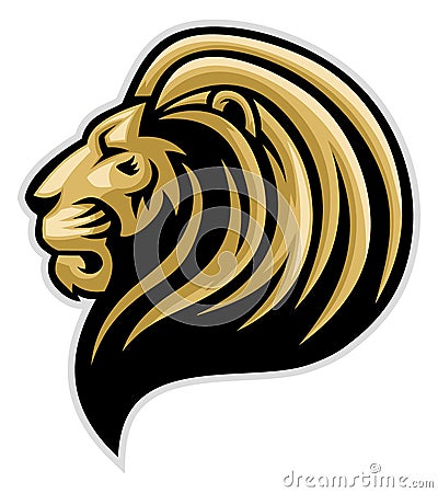 Lions head mascot Vector Illustration