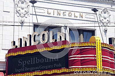 Lions Lincoln Theatre Editorial Stock Photo