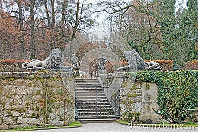 Mirabell Gardens. Salzburg, Austria. Stock Photo