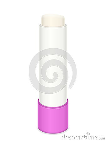 Lip balm stick Vector Illustration