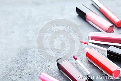 Lip gloss Stock Photo