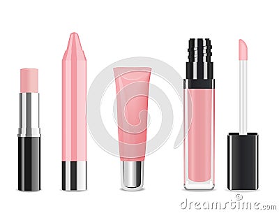 Lip gloss. Vector Vector Illustration