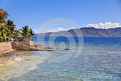 Lipo Island - Diving, snorkeling point in Anilao Stock Photo