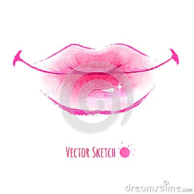 Lips Vector Illustration