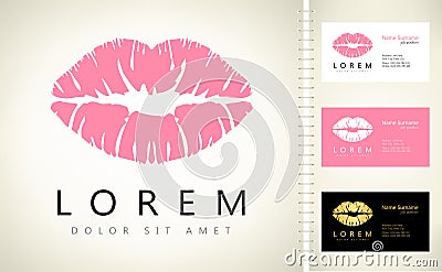 Lips logo Vector Illustration