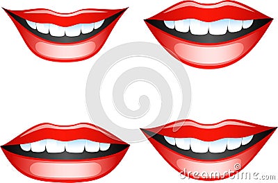 Lips set Vector Illustration