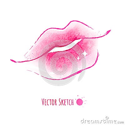 Lips Vector Illustration