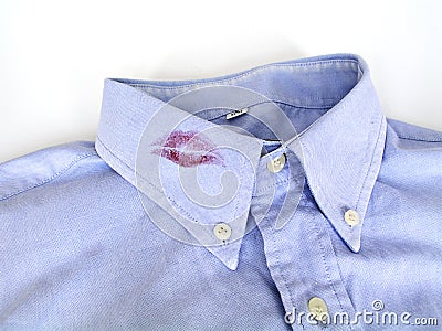 Lipstick collar Stock Photo