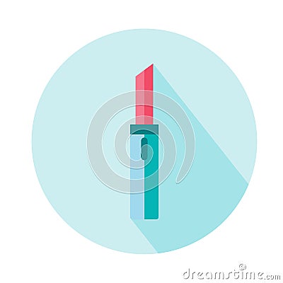 Lipstick hat icon. Beauty and accessoires Stock Photo