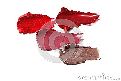 Lipstick samples Stock Photo