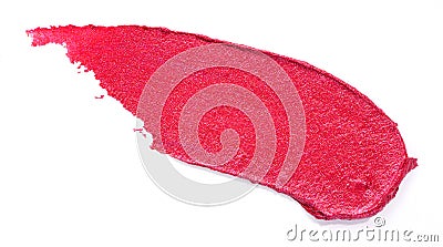 Lipstick smudge Stock Photo