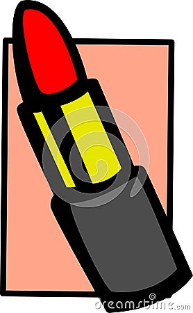 Lipstick vector illustration Vector Illustration