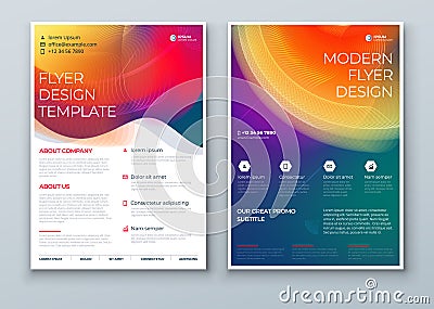 Liquid Abstract Flyer Design. Dark Fluid Dynamic Graphic Element for Modern Brochure, Banner, Poster, Flyer or Vector Illustration