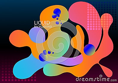 Liquid background,Motion, directionless fluid, soft gradient, sensitivity of objects, Vector Illustration