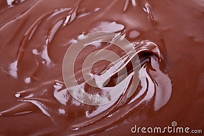 Liquid Chocolate Stock Photo