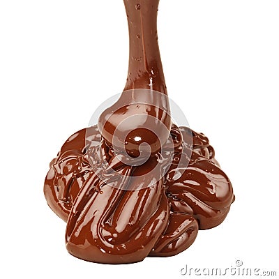 Liquid Chocolate Stock Photo