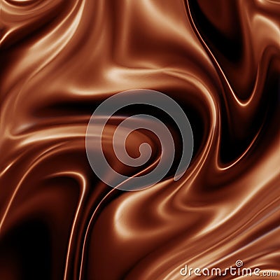 Liquid chocolate background Stock Photo