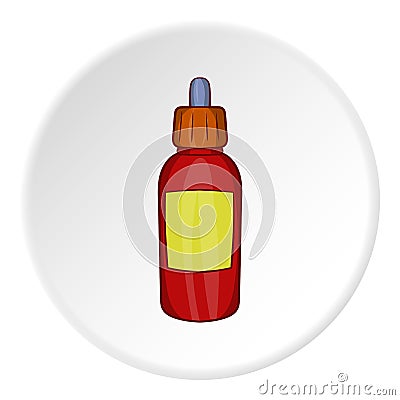 Liquid for electronic cigarettes icon Vector Illustration