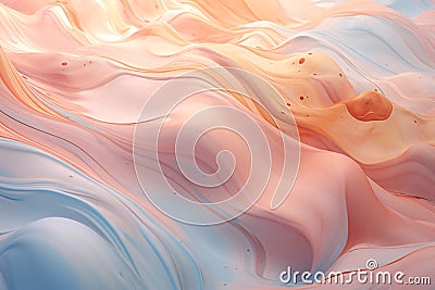 Liquid Pastel Background. Soft and Dreamy Stock Photo
