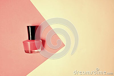Nail-polish beauty bottle manicure fashion cosmetic paint care enamel glamour fashionable Stock Photo