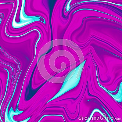 Liquid Saber Punk Neon Abstract Marble Texture Stock Photo
