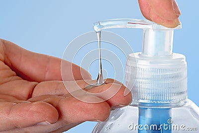 Liquid soap Stock Photo