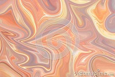 Liquify Abstract Pattern With Pink, LightSalmon, LightPink And Coral Graphics Color Art Form. Digital Background With Liquifying Stock Photo