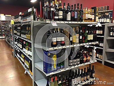 Liquor store Editorial Stock Photo