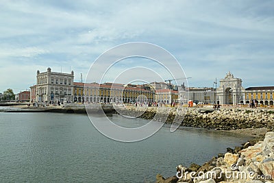 Lisbon City of Portugal, Port Editorial Stock Photo
